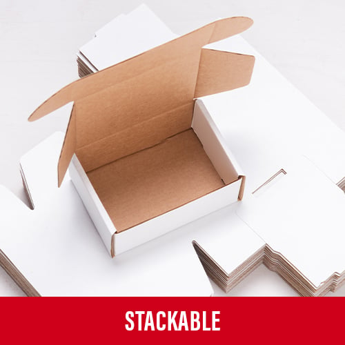 Corrugated Mailers Are Stackable